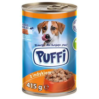 Puffi Karma dla psa z indykiem, 415 g