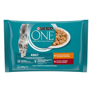 Purina One Adult Sobre En Salsa Para Gatos 0.34Kg