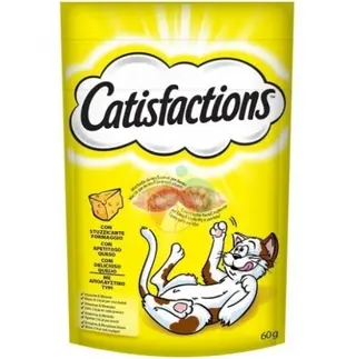 CATISFACTIONS SNACK GATTO FORMAGGIO 60GR   MRS0317
