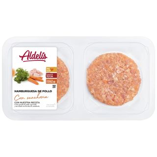 Hamburguesa De Pollo Con Zanahoria Aldelis 316G