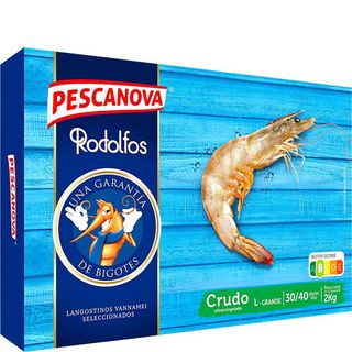 PESCANOVA Langostino Crudo 30/40 2 Kg