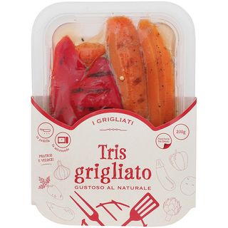 The Merry Flavors - Grilled Trio of Peppers, Carrots, and Zucchini 200g