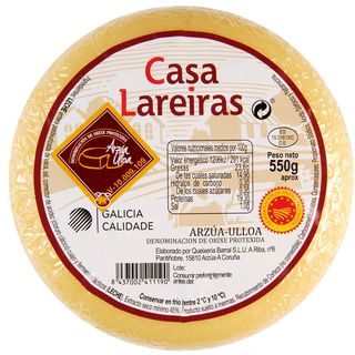 Queso Arzua Ulloa D.O.P. Casa Lareiras, Pieza 550 G (25017435)