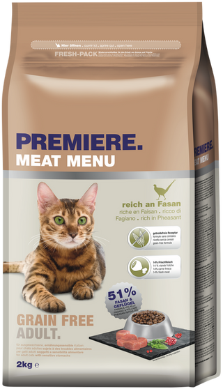 Premiere Meat Menu Bezzbożowa Bażant 2kg