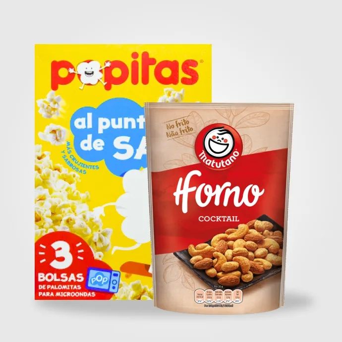Frutos Secos y Palomitas