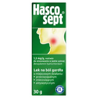 Hascosept 1,5 mg/g 30 g