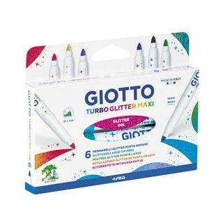 Set De 6 Rotuladores Giotto Turbo Glitter Maxi (8000825033094)