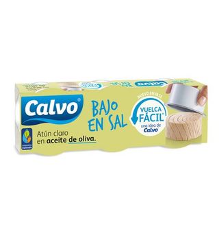 Atún Claro Calvo Bajo Sal Aceite De Oliva 3 Uds.
