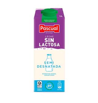 Leche Pascual Sin Lactosa Semidesnatada 1 L