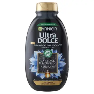 Garnier Ultra Dolce Shampoo Purificante E Idratante Carbone Magnetico, 250 Ml - 152899