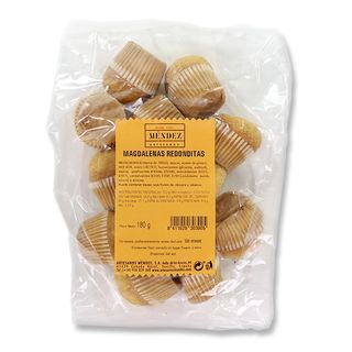 MÉNDEZ Mini Magdalenas Redonditas, 180G