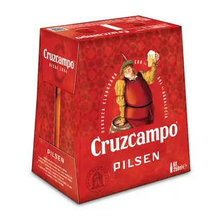 Cerveza Cruzcampo Pilsen Pack De 6 Botellas De 25 Cl.