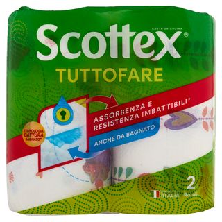 Scottex Tutto Fare Carta Da Cucina 2 Pz