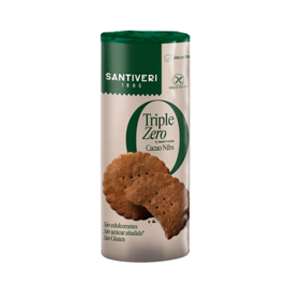 Galletas Triple Zero Cacao 210g S/g Santiveri