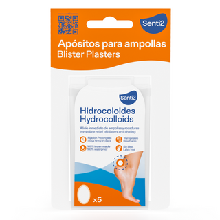 Senti2 Tiritas Para Ampollas y Rozaduras del Pie 5u
