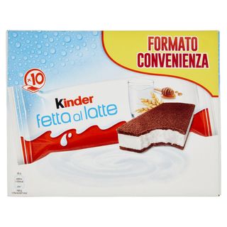 Merendina Kinder Fetta Al Latte Ferrero 10X28Gr