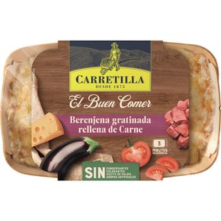 Berenjena Gratinada Rellena de Carne 350 g