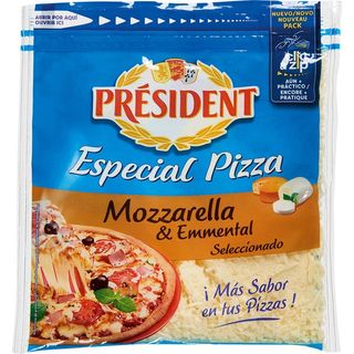 Président Queijo Ralado Mozzarella Especial Pizza embalagem 150 g - 18395400197