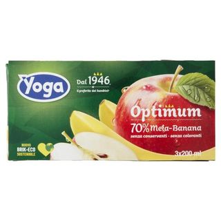 Yoga Optimum 70% Mela-Banana 3 x 200 ml
