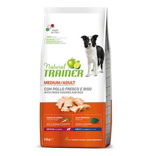 Natural Trainer Adult Medium Pollo Pienso Para Perros 3Kg