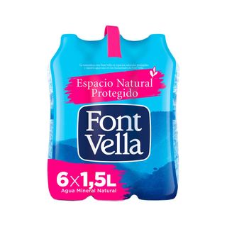 Agua Mineral Natural 6X1,5L