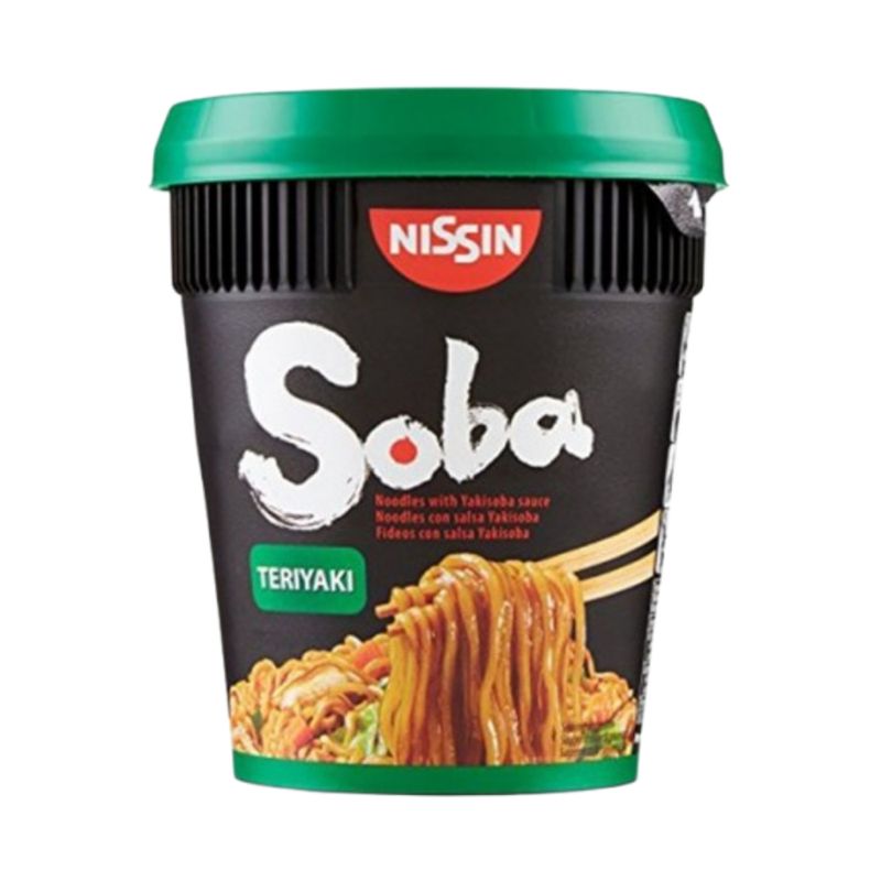 Soba Cup Noodles Teriyaki Nissin 90g