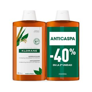 Champu Galanga Lote De 2X400 Ml Klorane (3282779363532)