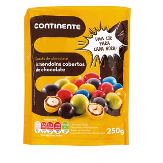 Drageias de Amendoim com Cobertura de Chocolate Continente (emb. 250 gr)