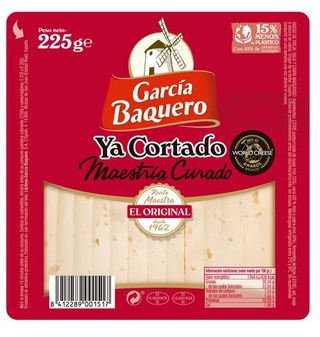 Queso García Baquero Curado Ya Cortado 225 G