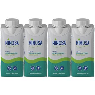 Leite Meio Gordo sem Lactose Mimosa (emb. 4 x 200 ml)