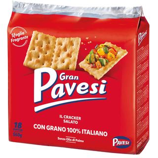 Bolachas Crackers com Sal Gran Pavesi (emb. 560 gr (10 un))