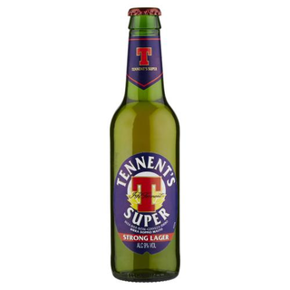 Tennent'S Super Birra Strong Lager Doppio Malto Bottiglia 35,5Cl - 134526