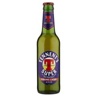 Tennent'S Super Birra Strong Lager Doppio Malto Bottiglia 35,5Cl - 134526