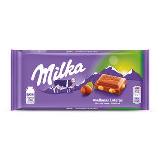 Milka Avellanas Enteras 100 Grs