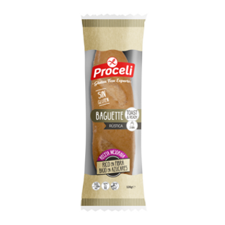 Baguette Rústica Sin Gluten Proceli 120Gr.
