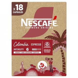 Cafes Colombia Nescafe 18 Capsulas 95 Gr.