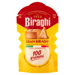 Biraghi Gran Biraghi Formaggio Stagionato Grattugiato Fresco 100 g - 8002004217554