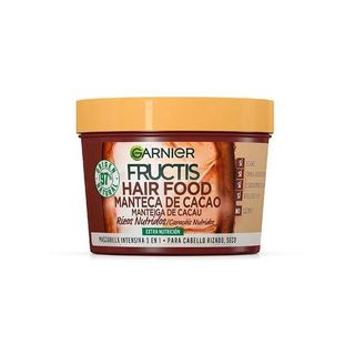 Fructis Hair Food Mascarilla para el Cabello con Manteca de Cacao - Garnier - 390 ml 3600542439350
