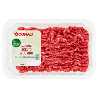 CONAD Percorso Qualità Macinato Scelto di Bovino 350 g - 8003170090866