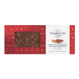SIMON COLL Turron Choco Galleta Crujiente 250G