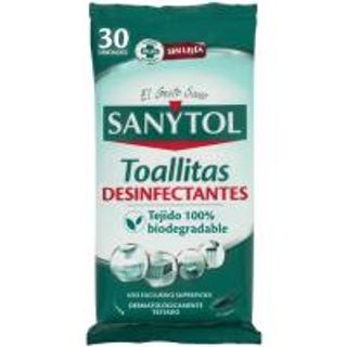 Toallitas Desinfectantes Multiusos Sanytol, Paquete 30 Uds (17200361)