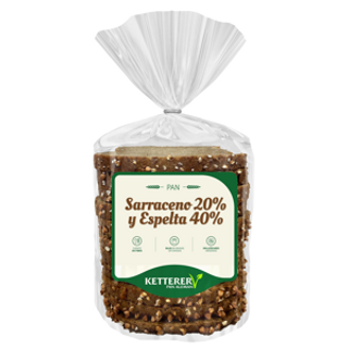 Pan Sarraceno y Espelta Ketterer 450Gr.