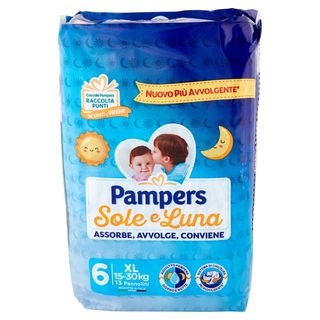 Pampers Pannolini Sole E Luna Xl 13 Pezzi - 000536272