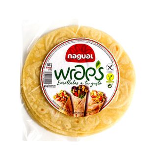 Wraps Sin Gluten Nagual 4 Uds 240 Grs