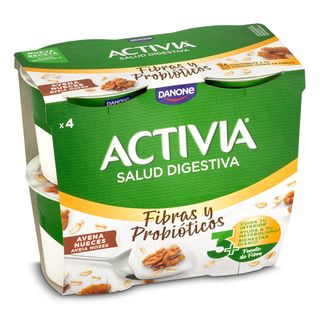 Bífidus Con Avena Y Nueces Activia Pack 4 X 115 G