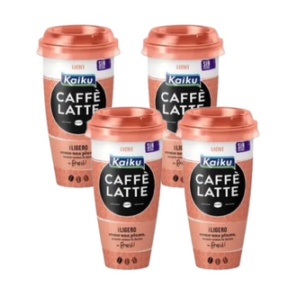 Pack 4x Kaiku Café Latte Light Sin Lactosa 230ml