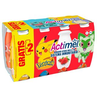 L.Casei Fresa Actikids Licencia Actimel 6X99Ml