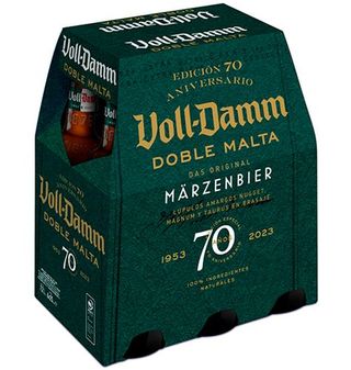 Cerveza Voll-Damm 25 Cl. Pack 6 Uds.