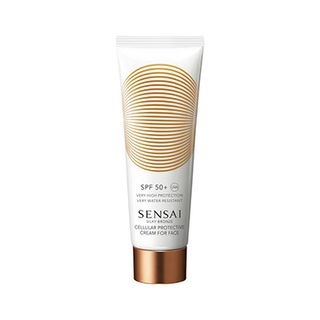 Silky Bronze Cellular Protective Cream For Face Spf50+ 50 Ml Sensai (4973167699669)