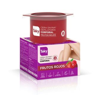 Tarro De Cera Caliente Depilatoria Con Frutos Rojos Taky 400 Ml (152196)